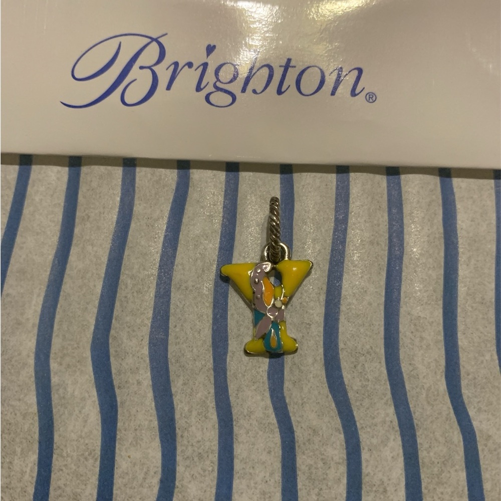Brighton Yellow Martini Charm
